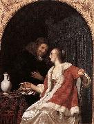 Frans van Mieris A Meal of Oysters oil painting reproduction